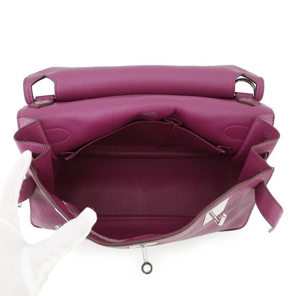 HERMES Jypsiere Size 34 Taurillon Clemence Tosca - Picture 6 of 16